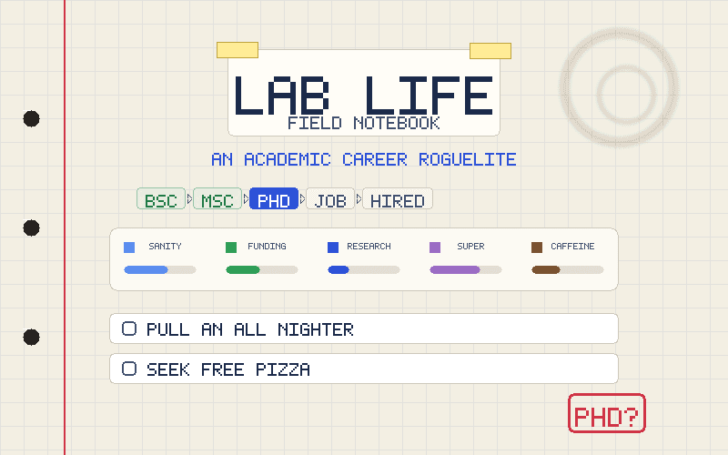 Lab Life — An Academic Career Roguelite