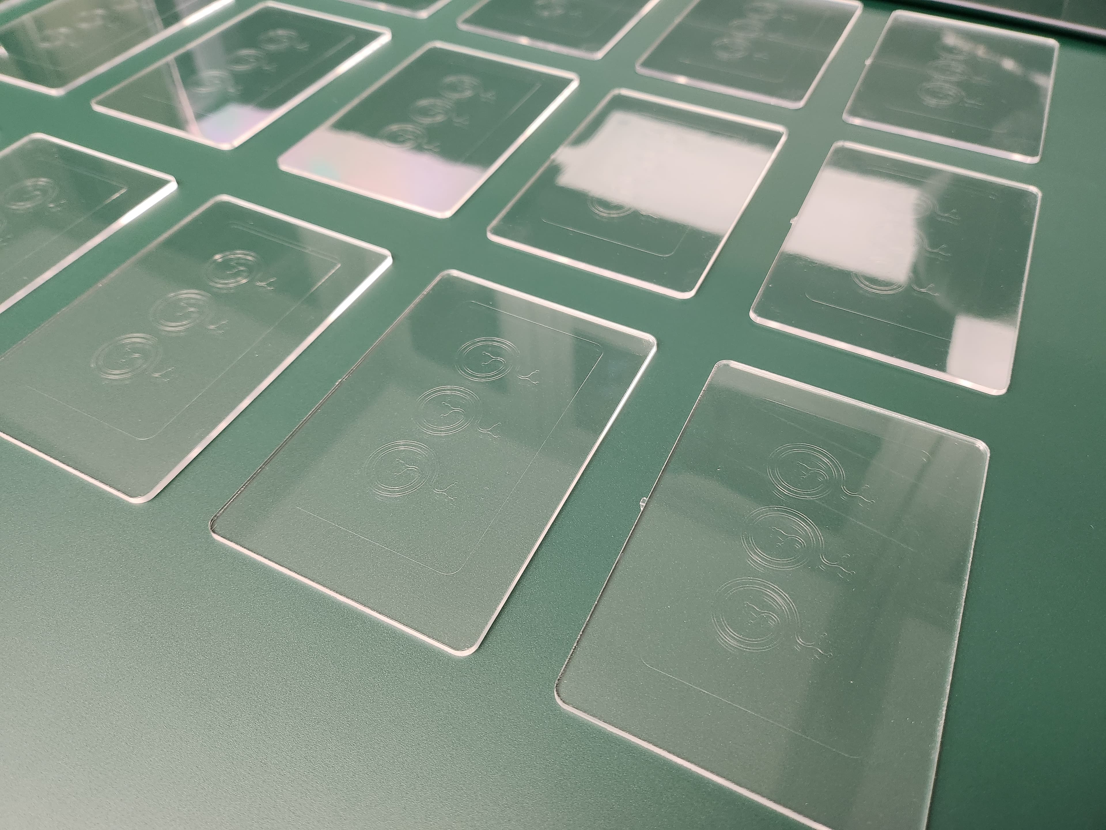 PDMS microfluidic chips — batch production